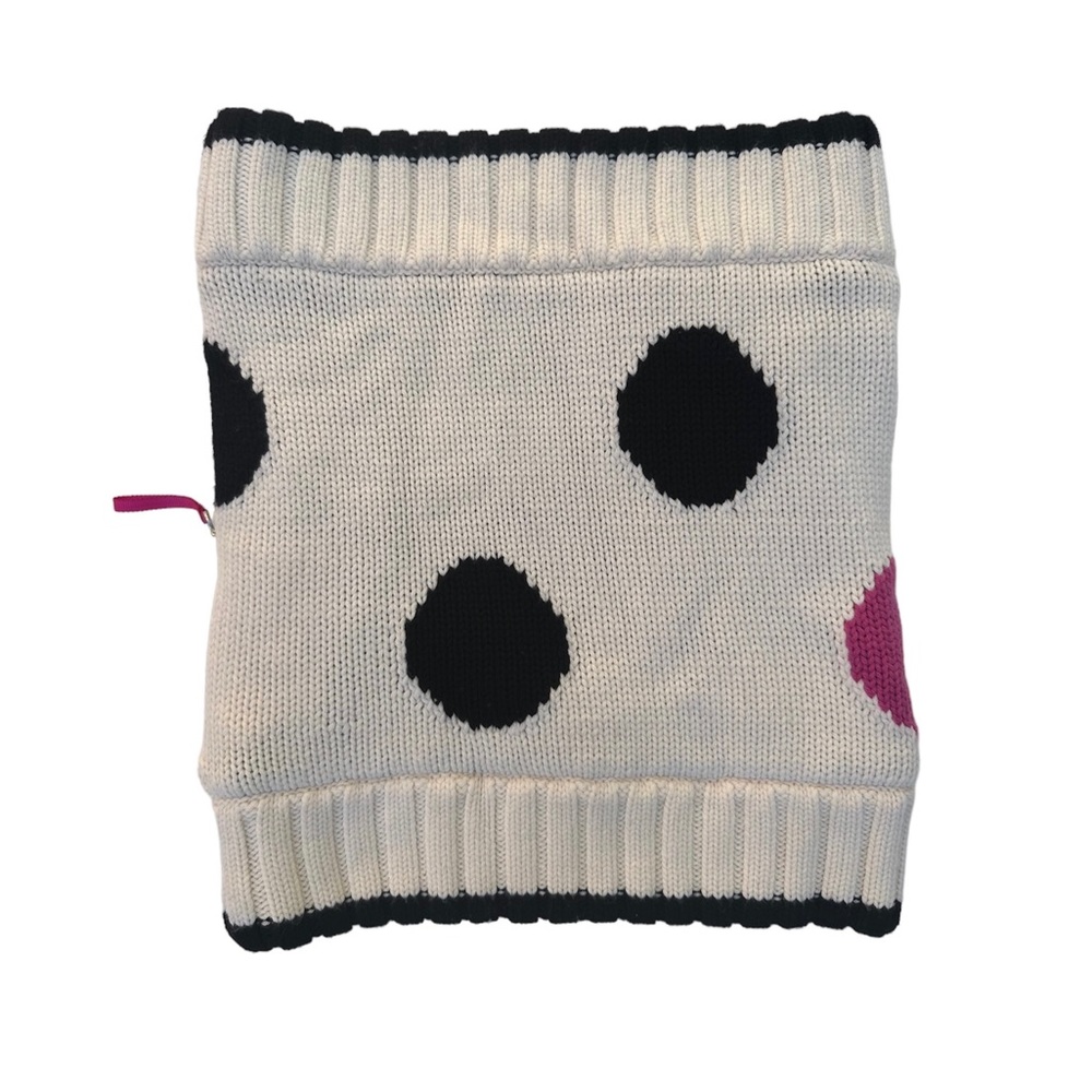 Lululemon Keepin’ It Real Cozy Neck Warmer Wool Sherpa Fleece Polka Dot One Size